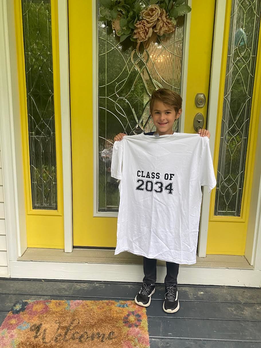 Cole Catalano is planning ahead as part of the future graduating Class of 2034!
